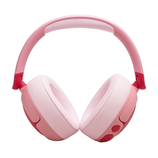 JBL Junior 470NC - Pink - Wireless over-ear noise cancelling kids headphones - Back